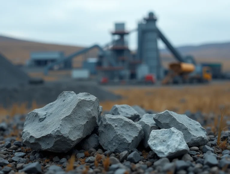 Редкоземельные металлы в Мурманской области на фоне нового промышленного здания