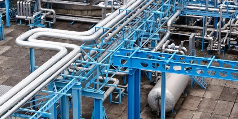 Инфраструктура будущего завода по производству сжиженного природного газа в Хабаровском крае, который построит китайская компания Синьсин