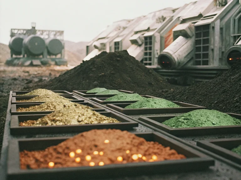 Золото, медь и редкие металлы, найденные в техногенных источниках добычи полезных ископаемых