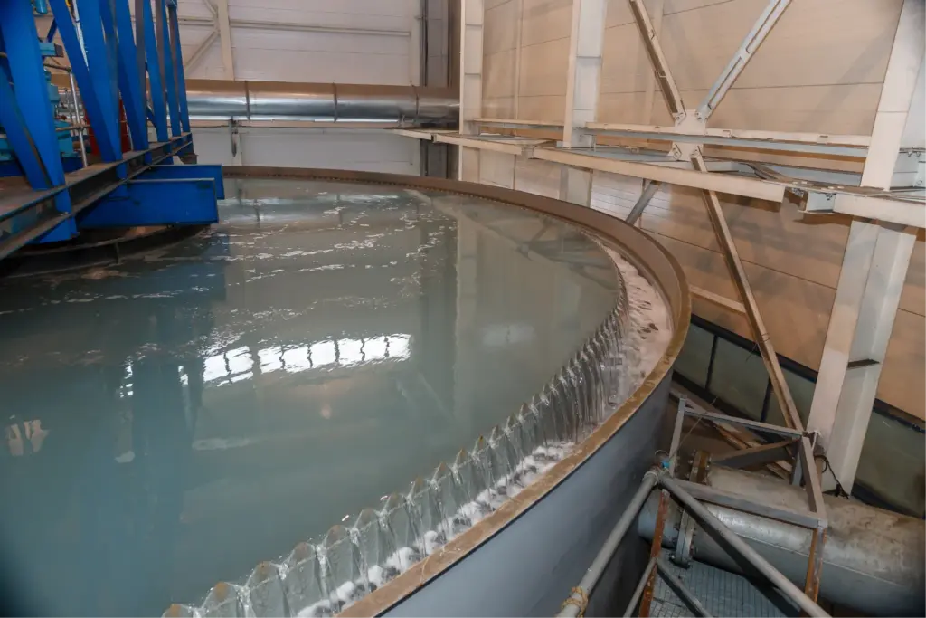 Оборудование для флотационного разделения алмазов в водной среде на фабрике