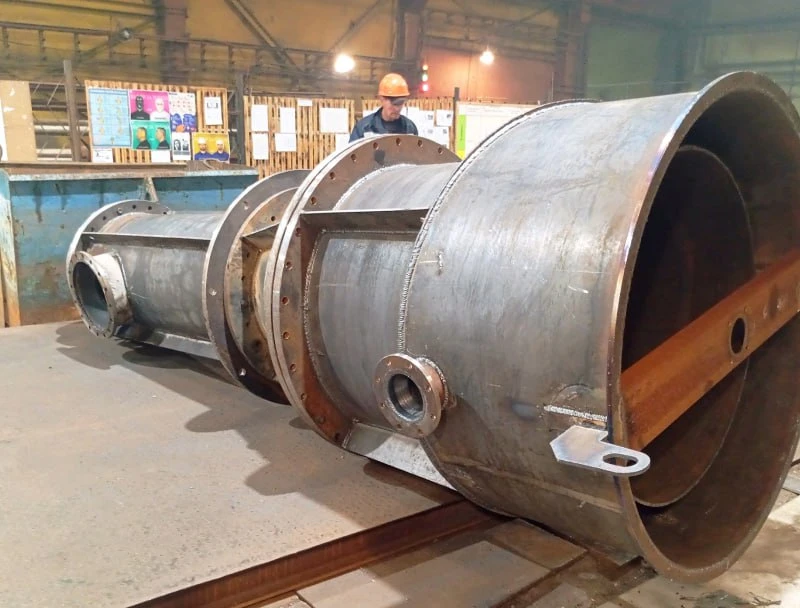 Гидросепаратор для обогащения редкоземельных металлов на Соликамском магниевом заводе.